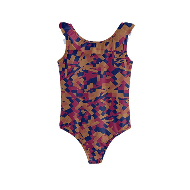 Kaleidoscope Dreams  Kids  Frill Swimsuit