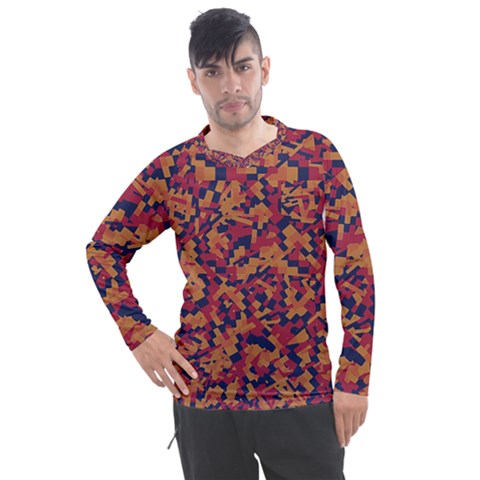 Kaleidoscope Dreams  Men s Pique Long Sleeve Tee by dflcprintsclothing