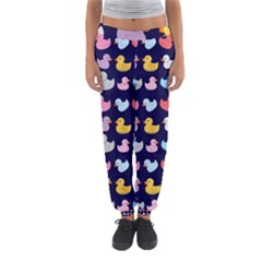 Micro Duck Pattern Women s Jogger Sweatpants by NerdySparkleGoth