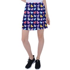 Micro Duck Pattern Tennis Skirt by NerdySparkleGoth