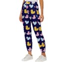 Micro Duck Pattern Women s Cropped Drawstring Pants View2