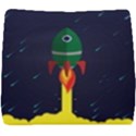 Rocket Halftone Astrology Astronaut Seat Cushion View1