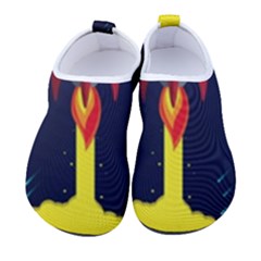 Rocket Halftone Astrology Astronaut Kids  Sock-style Water Shoes by Bangk1t