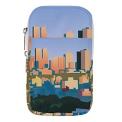 City Buildings Urban Dawn Waist Pouch (small) by Bangk1t