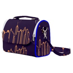 Skyscraper Town Urban Towers Satchel Shoulder Bag by Bangk1t