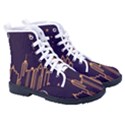 Skyscraper Town Urban Towers Kid s High-Top Canvas Sneakers View3