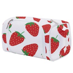 Seamless Pattern Fresh Strawberry Toiletries Pouch by Bangk1t