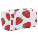 Seamless Pattern Fresh Strawberry Toiletries Pouch View2