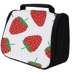 Seamless Pattern Fresh Strawberry Full Print Travel Pouch (big) by Bangk1t