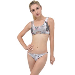 Cute Cats Seamless Pattern The Little Details Bikini Set by Bangk1t