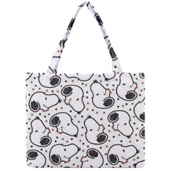 Dog Pattern Mini Tote Bag by Bangk1t