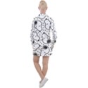 Dog Pattern Women s Long Sleeve Casual Dress View2