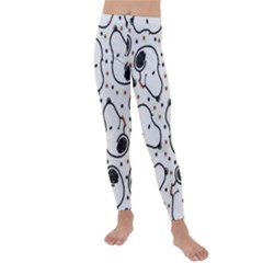 Dog Pattern Kids  Lightweight Velour Leggings by Bangk1t