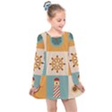 Nautical Elements Collection Kids  Long Sleeve Dress View1