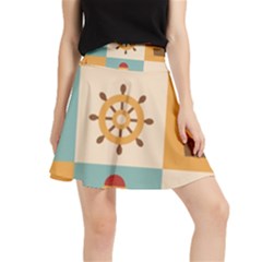 Nautical Elements Collection Waistband Skirt by Bangk1t