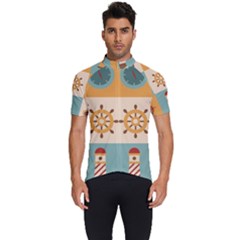 Nautical Elements Collection Men s Short Sleeve Cycling Jersey by Bangk1t