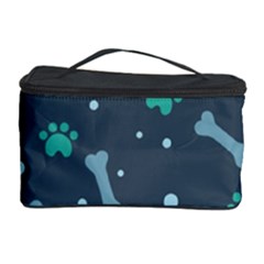 Bons Foot Prints Pattern Background Cosmetic Storage Case by Bangk1t