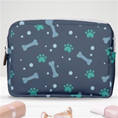 Bons Foot Prints Pattern Background Make Up Pouch (medium) by Bangk1t