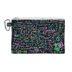 Math Linear Mathematics Education Circle Background Canvas Cosmetic Bag (large) by Bangk1t