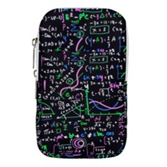 Math Linear Mathematics Education Circle Background Waist Pouch (large) by Bangk1t