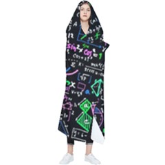 Math Linear Mathematics Education Circle Background Wearable Blanket by Bangk1t