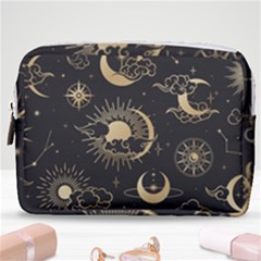 Asian Seamless Pattern With Clouds Moon Sun Stars Vector Collection Oriental Chinese Japanese Korean Make Up Pouch (medium) by Bangk1t