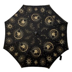 Asian-set With Clouds Moon-sun Stars Vector Collection Oriental Chinese Japanese Korean Style Hook Handle Umbrellas (medium) by Bangk1t