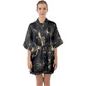 Asian-set With Clouds Moon-sun Stars Vector Collection Oriental Chinese Japanese Korean Style Half Sleeve Satin Kimono  View1