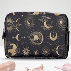 Asian-set With Clouds Moon-sun Stars Vector Collection Oriental Chinese Japanese Korean Style Make Up Pouch (medium) by Bangk1t