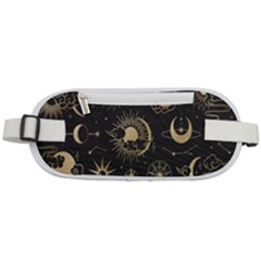 Asian-set With Clouds Moon-sun Stars Vector Collection Oriental Chinese Japanese Korean Style Rounded Waist Pouch by Bangk1t