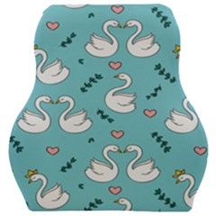 Elegant Swan Pattern Design Car Seat Velour Cushion 