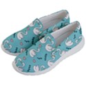 Elegant Swan Pattern Design Women s Lightweight Slip Ons View2