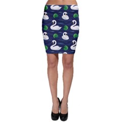 Swan Pattern Elegant Design Bodycon Skirt by Bangk1t