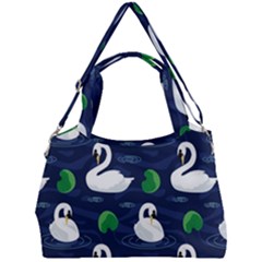 Swan Pattern Elegant Design Double Compartment Shoulder Bag by Bangk1t