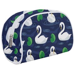 Swan Pattern Elegant Design Make Up Case (medium) by Bangk1t