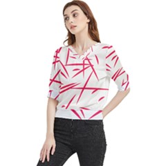 Hijibizi-1-01 Quarter Sleeve Blouse