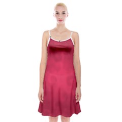 Amaranth Turbulance Cameurut Spaghetti Strap Velvet Dress