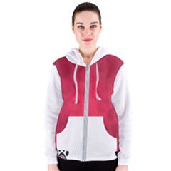 Amaranth Turbulance Cameurut Women s Zipper Hoodie