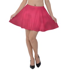 Amaranth Turbulance Cameurut Velvet Skater Skirt