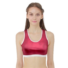 Amaranth Turbulance Cameurut Sports Bra With Border by imanmulyana