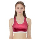 Amaranth Turbulance CAMEURUT Sports Bra with Border View1