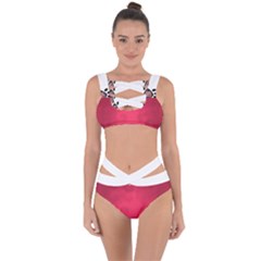 Amaranth Turbulance Cameurut Bandaged Up Bikini Set  by imanmulyana