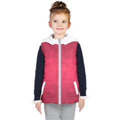 Amaranth Turbulance Cameurut Kids  Hooded Puffer Vest