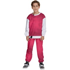 Amaranth Turbulance Cameurut Kids  Sweatshirt Set