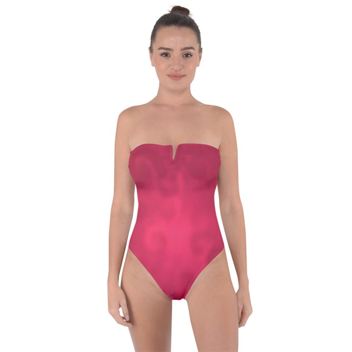 Amaranth Turbulance CAMEURUT Tie Back One Piece Swimsuit