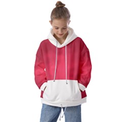 Amaranth Turbulance Cameurut Kids  Oversized Hoodie