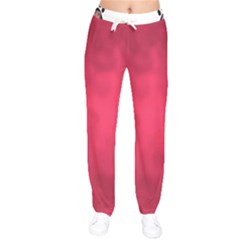 Amaranth Turbulance Cameurut Women Velvet Drawstring Pants