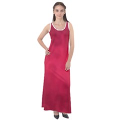 Amaranth Turbulance Cameurut Sleeveless Velour Maxi Dress by imanmulyana