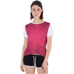 Amaranth Turbulance Cameurut Open Back Sport Tee