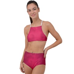 Amaranth Turbulance Cameurut Halter Tankini Set by imanmulyana